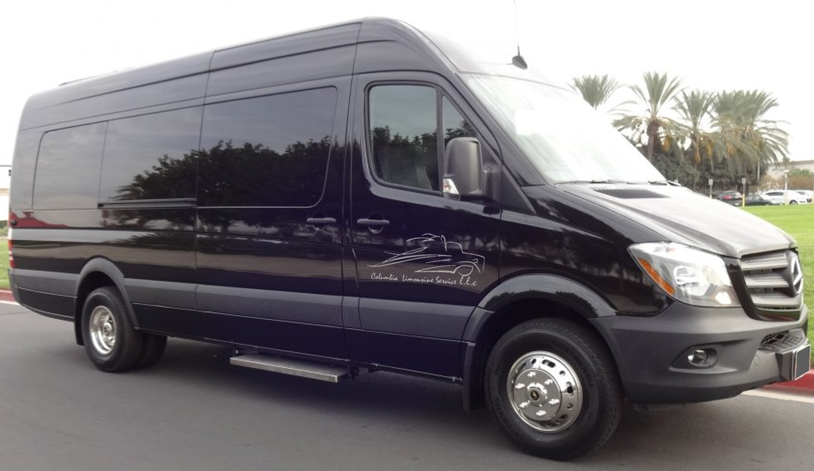Luxurious 12-Passenger Sprinter Van provided by CLS Black Car Service in Annapolis
